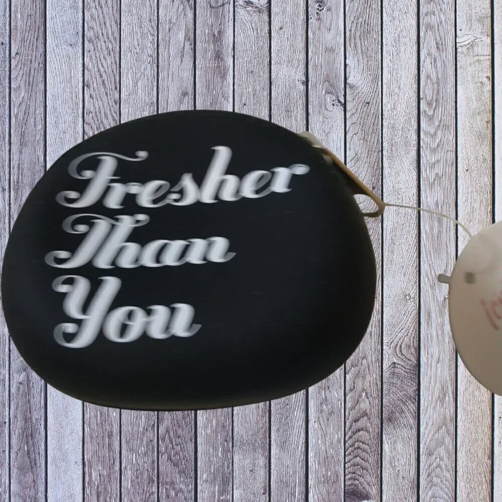 Icing Brand Fresher Than You Black Zippered Tech Pouch NEW